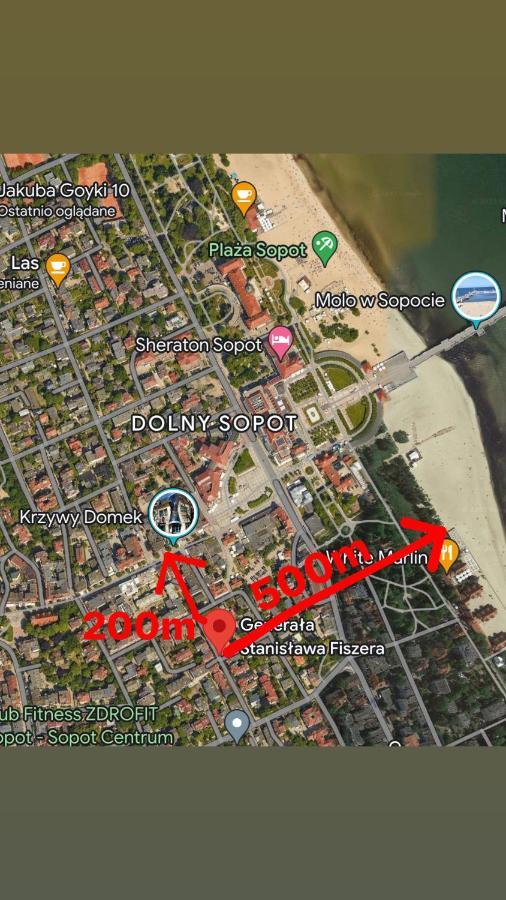 Agapella Apartamenty- Apartament Fiszera 500M From The Beach, Free Parking Sopot Buitenkant foto